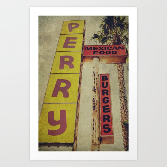 Perry's Vintage Sign Art Print