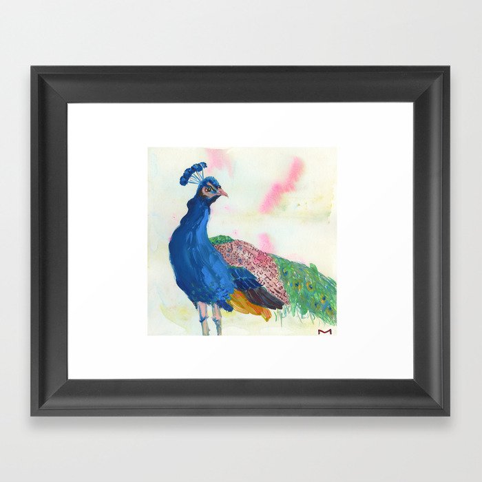 Peacock Framed Art Print