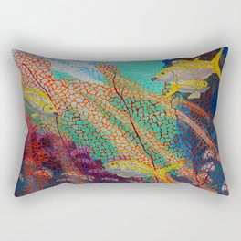 Yellowtail Snappers Rectangular Pillow