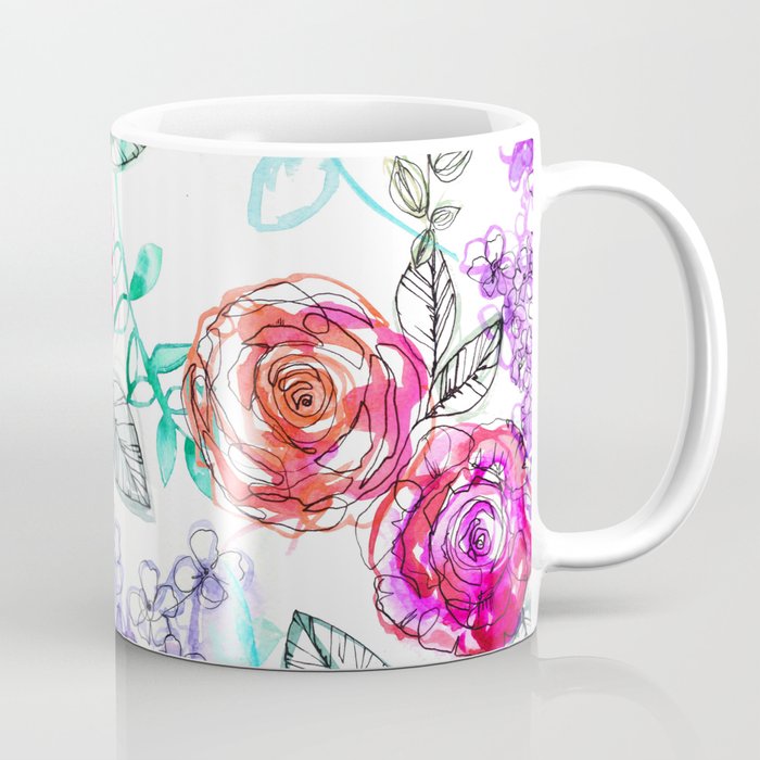 Pastel Rose Garden 02 Coffee Mug