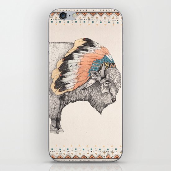 White Bison iPhone & iPod Skin