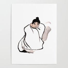 Monk - Zen - no Cally Poster