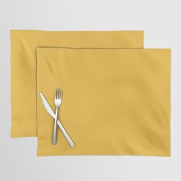 SOLAR POWER YELLOW SOLID COLOR Placemat