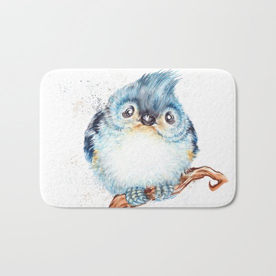 Baby titmouse Bath Mat