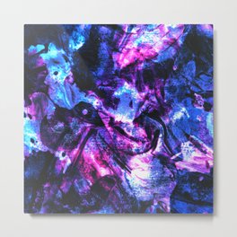 Dark Night Of The Soul Abstract Metal Print