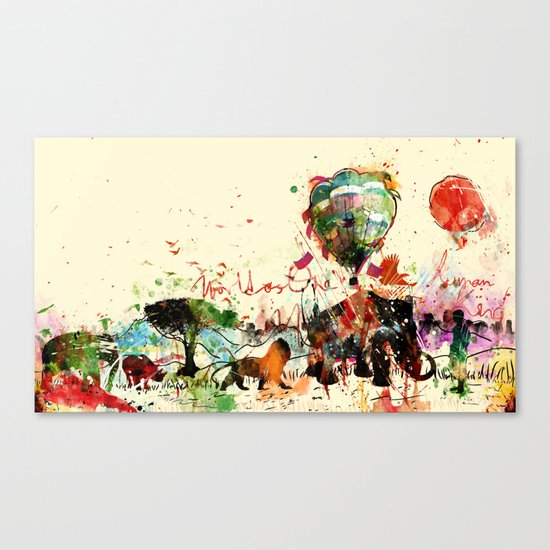 World as One : Human Kind Canvas Print