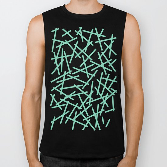Kerplunk Mint Biker Tank