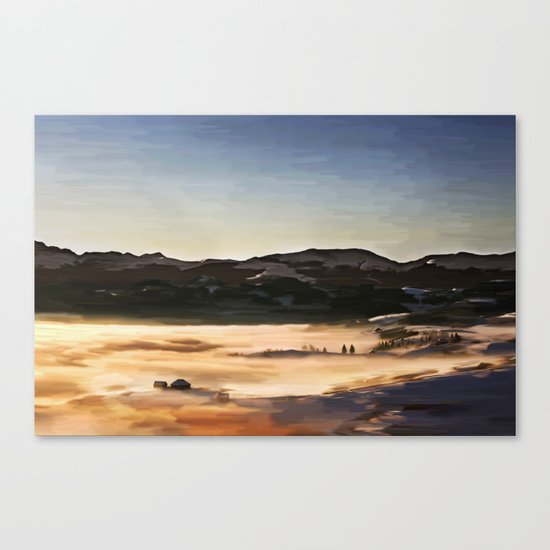 Iter ad caelum Canvas Print