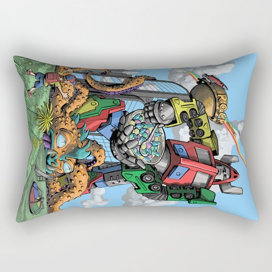 Breakfast Time! Rectangular Pillow