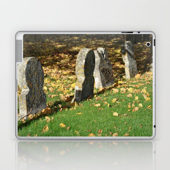 Autumnal Gravestones Laptop & iPad Skin