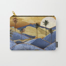 Desert Palm Trees at Dawn Carry-All Pouch