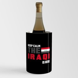 Keep Calm Iraq flag design Wine Chiller