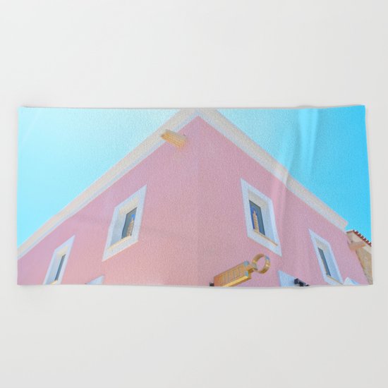 Pink Beach Towel
