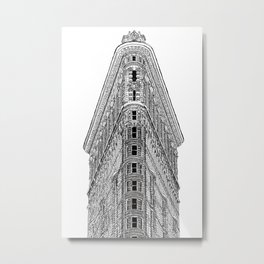 Flatiron Building Metal Print | Wanderlust, Manhattan, Newyorkcity, Travel, Iconicbuildings, Flatiron, Nyc, Drawing, Newyork, Vintage 