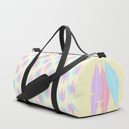 Pastel Feathers Duffle Bag