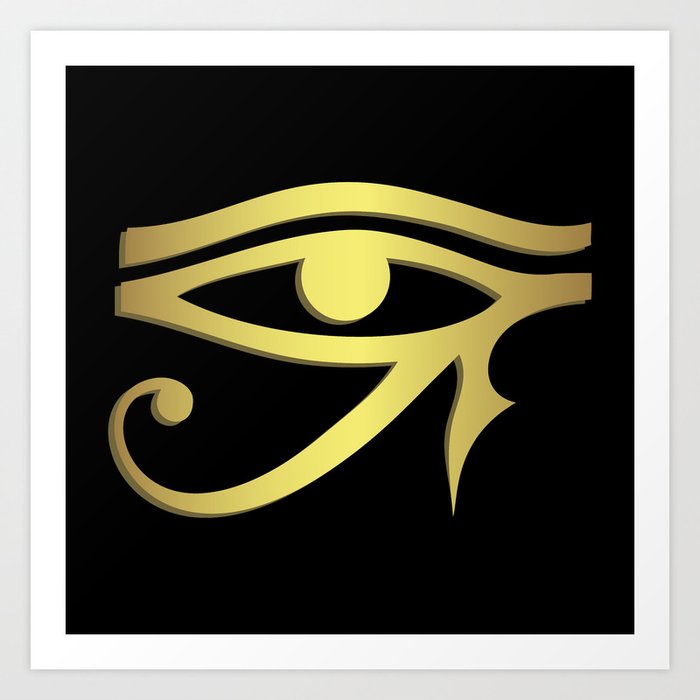 Eye of horus Egyptian symbol Art Print