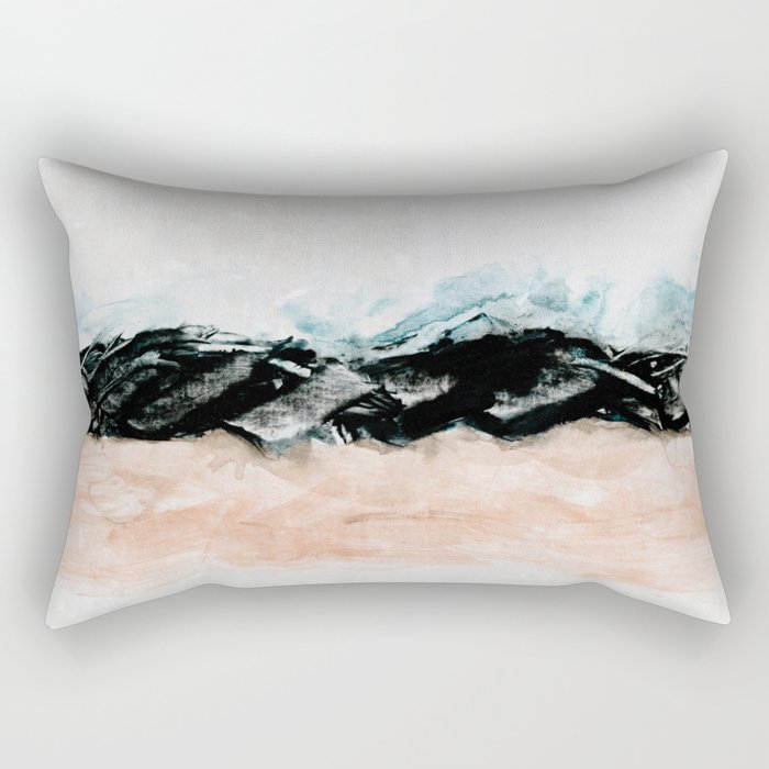 abstract minimalist landscape 10 Rectangular Pillow