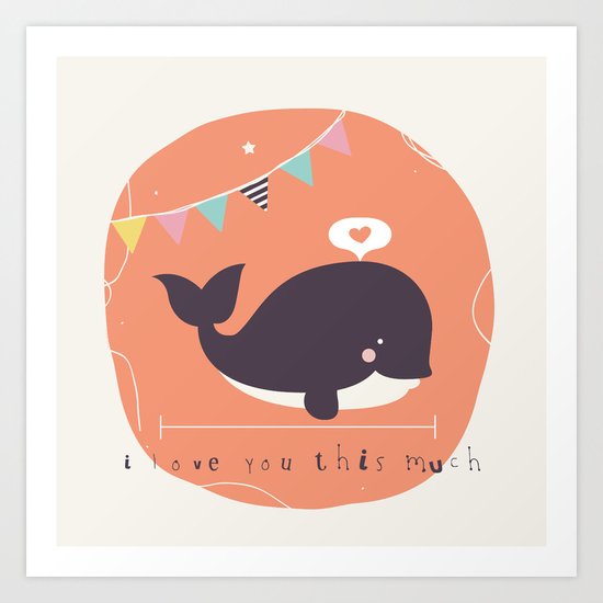 Wanda Whale Art Print