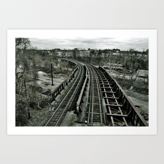 Tracks Art Print