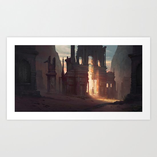 Broken Gate Art Print