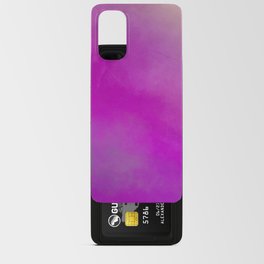 Abstract watercolor purple Android Card Case