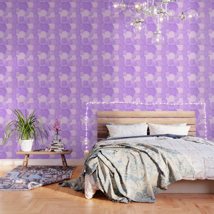 Lavender Purple Dahlia Flowers Wallpaper By Vintageappeal623