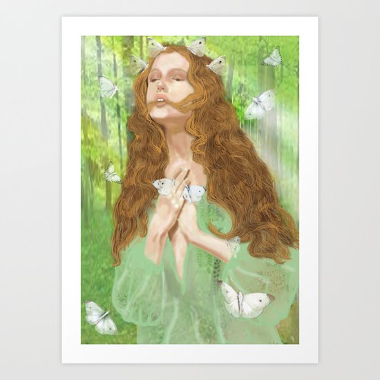 Rapture (Nymph) Art Print
