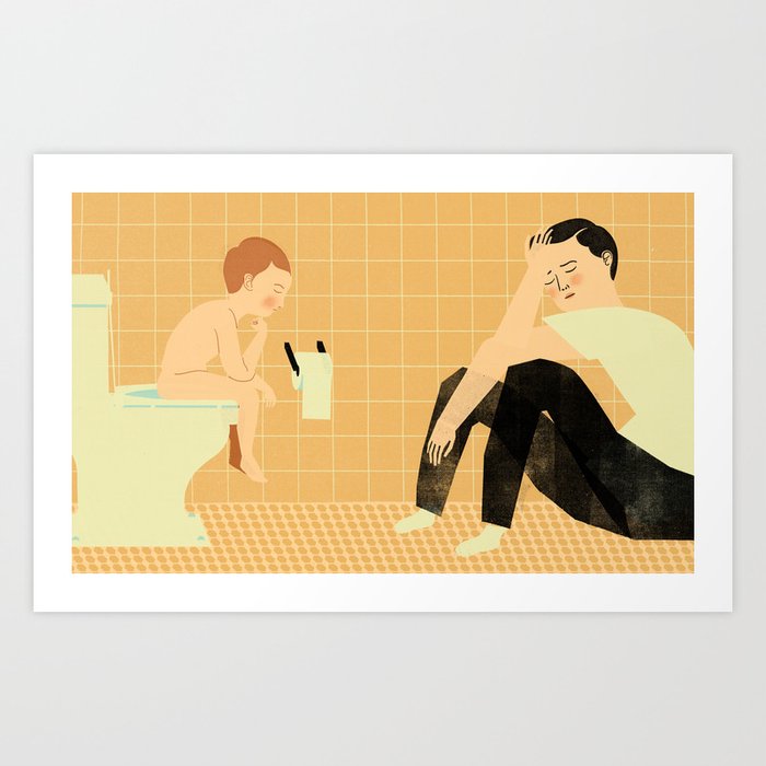 Potty Art Print