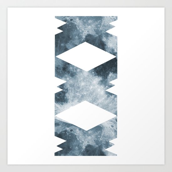 BLUE MOON Art Print