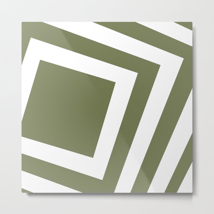 Army squares background Metal Print