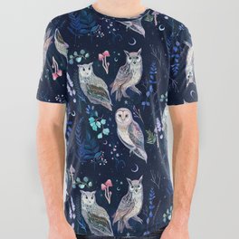 Night Owls All Over Graphic Tee