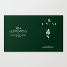 The Serpent - The Snake Canvas Print
