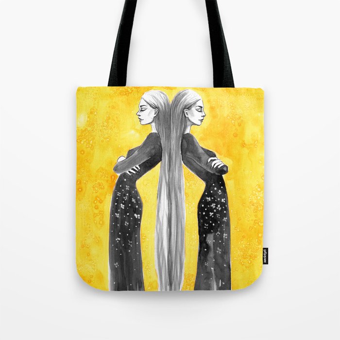 divided tote bag