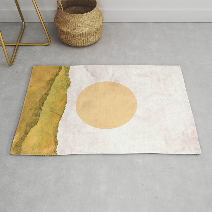 Abstract landscape Rug