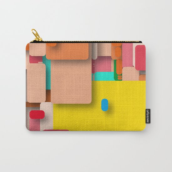 rounded rectangles Carry-All Pouch