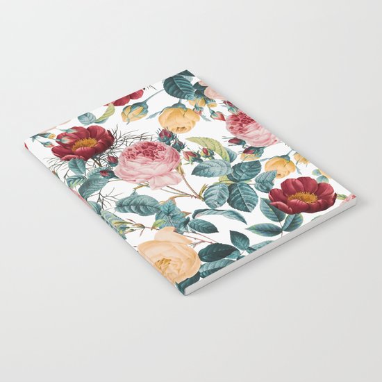 Vintage garden VI Notebook