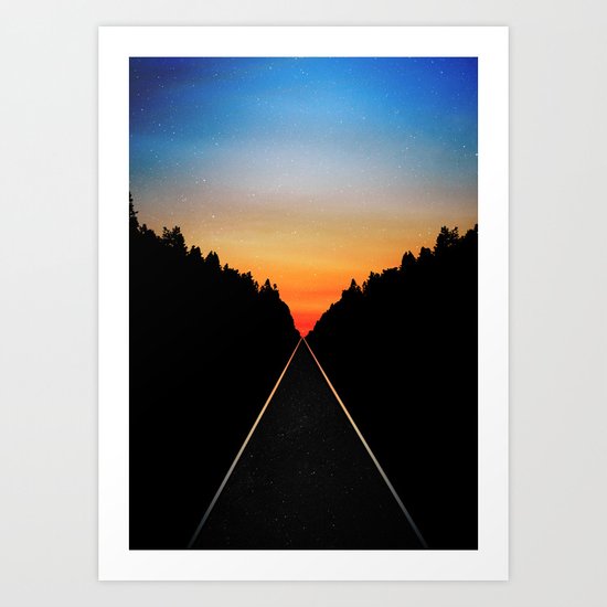 Keep Walking Don't Stop Art Print