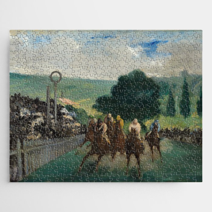 The Races at Longchamp (1866) Jigsaw Puzzle
