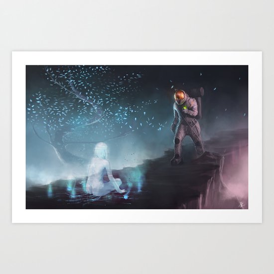 Space Dreams Art Print