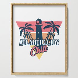 Atlantic City chill Serving Tray