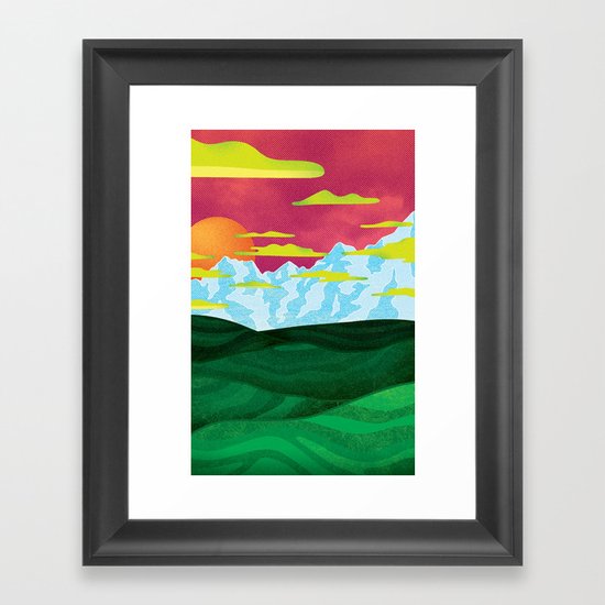 Back home Framed Art Print