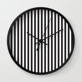 Black lines Wall Clock