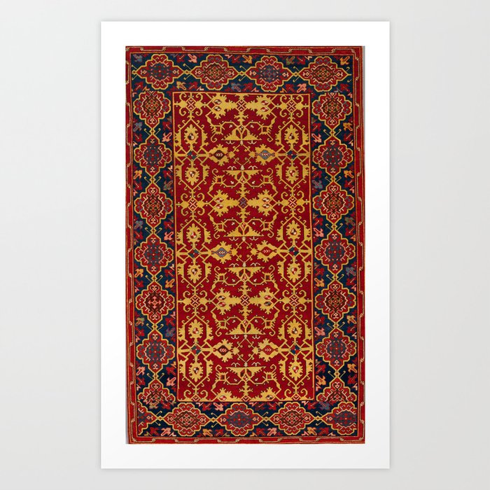 Classic Turkish Carpet Art Print