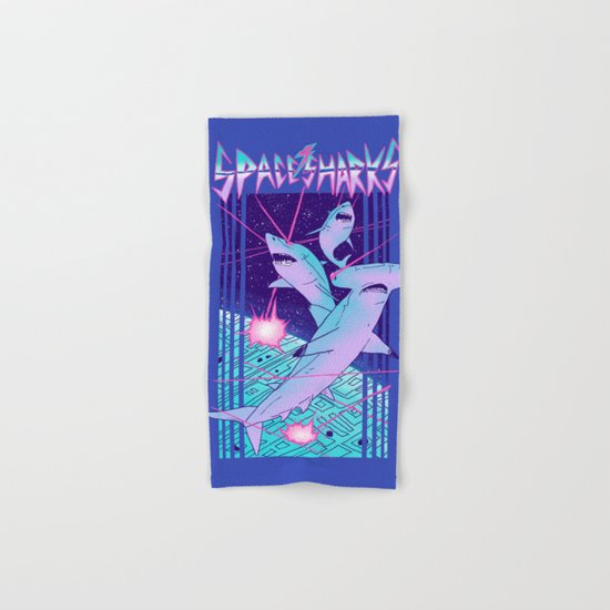 Space Sharks! Hand & Bath Towel