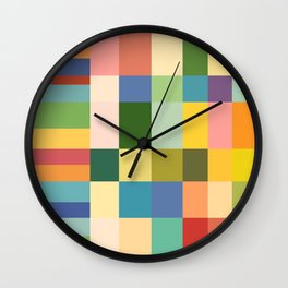 Soft Color Gradient Wall Clock