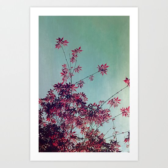Red Leaves Art Print