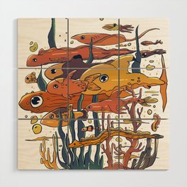 fishy Wood Wall Art