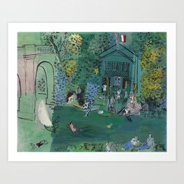 Raoul Dufy La Marne Art Print