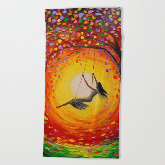 Childhood Beach Towel