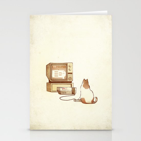 NES Cat Stationery Cards